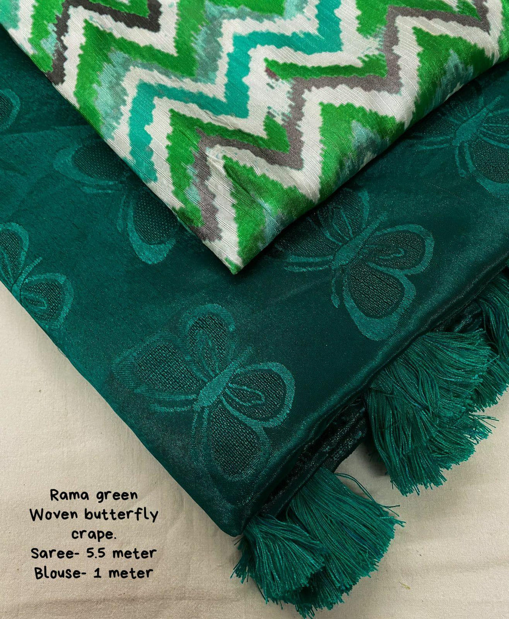 Rama Silk Blend Ethnic Motifs Saree with Unstitched Blouse - A2M | Grocsy
