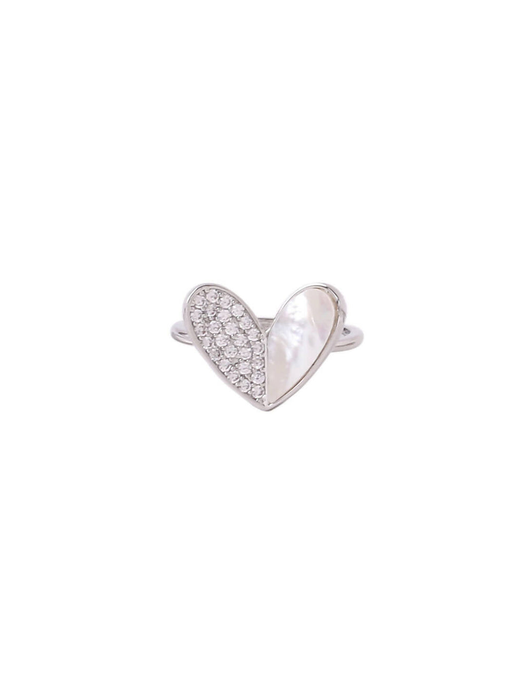 NVR Women's Stylish Latest Silver Plated Ring With Ad Stones | Grocsy