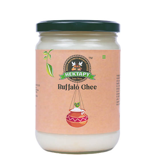 Hektapy Hand Churned Buffalo Ghee | Cultured Pure Desi Ghee | 100% Preservative Free | Grocsy