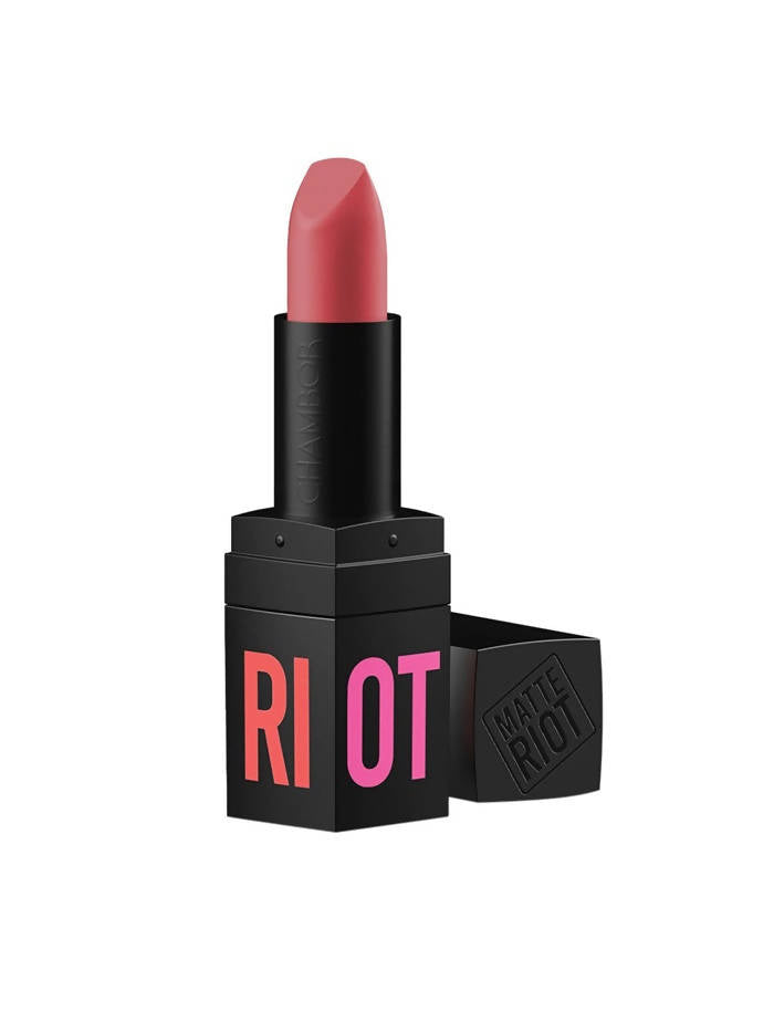Chambor Pink Flush Matte Riot 251 Lipstick | Grocsy