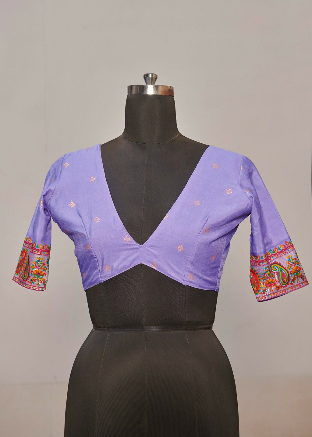 Joban Fashion Faux Chiffon Light Weight SareeLight Purple Colored With Zari Border Saree | Grocsy
