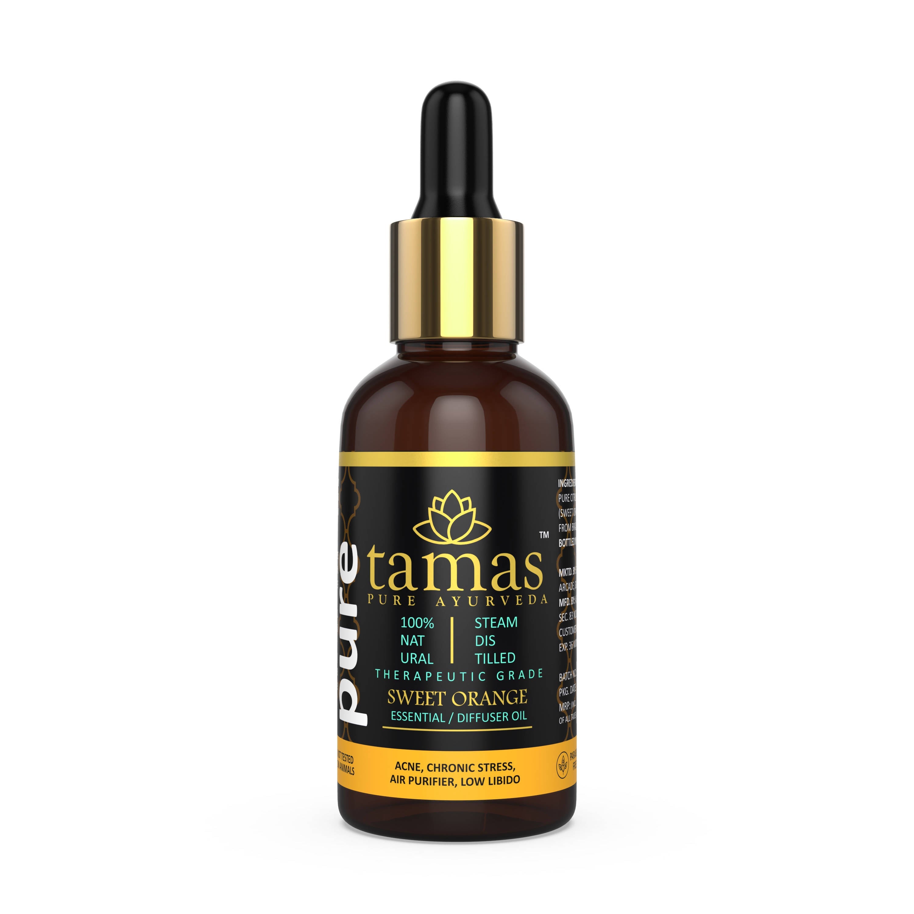 Tamas Pure Ayurveda 100% Natural Sweet Orange Essential Oil | Grocsy
