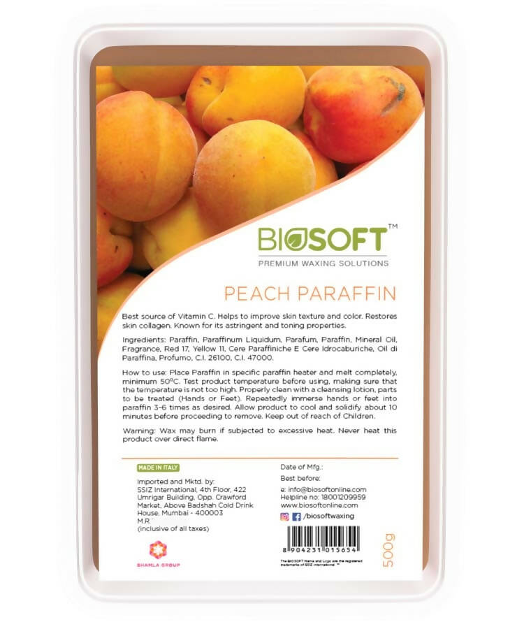 Biosoft Peach Paraffin Wax | Grocsy