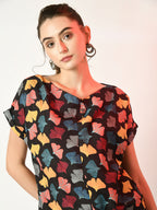 Myshka Women's Multi Printed Top | Grocsy