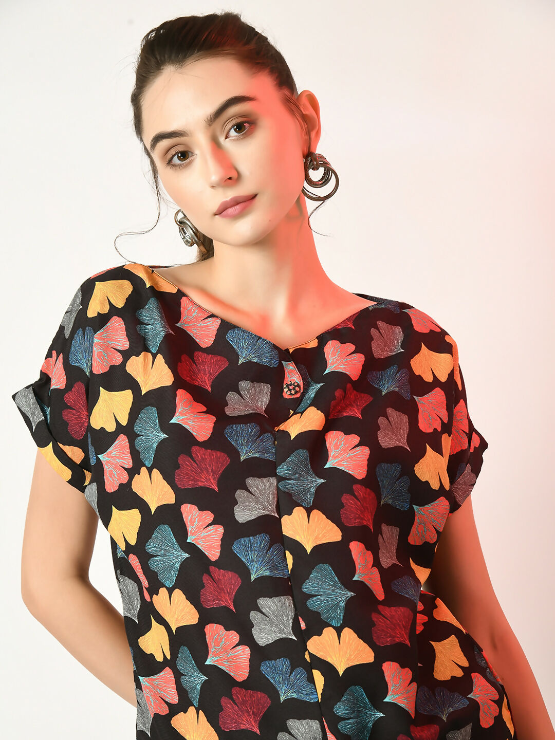 Myshka Women's Multi Printed Top | Grocsy