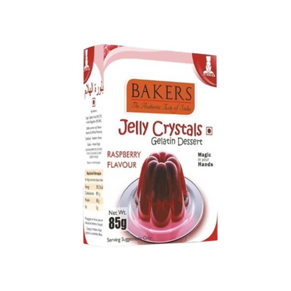 BAKERS Jelly Crystals (Gelatin Dessert) - Raspberry | Grocsy
