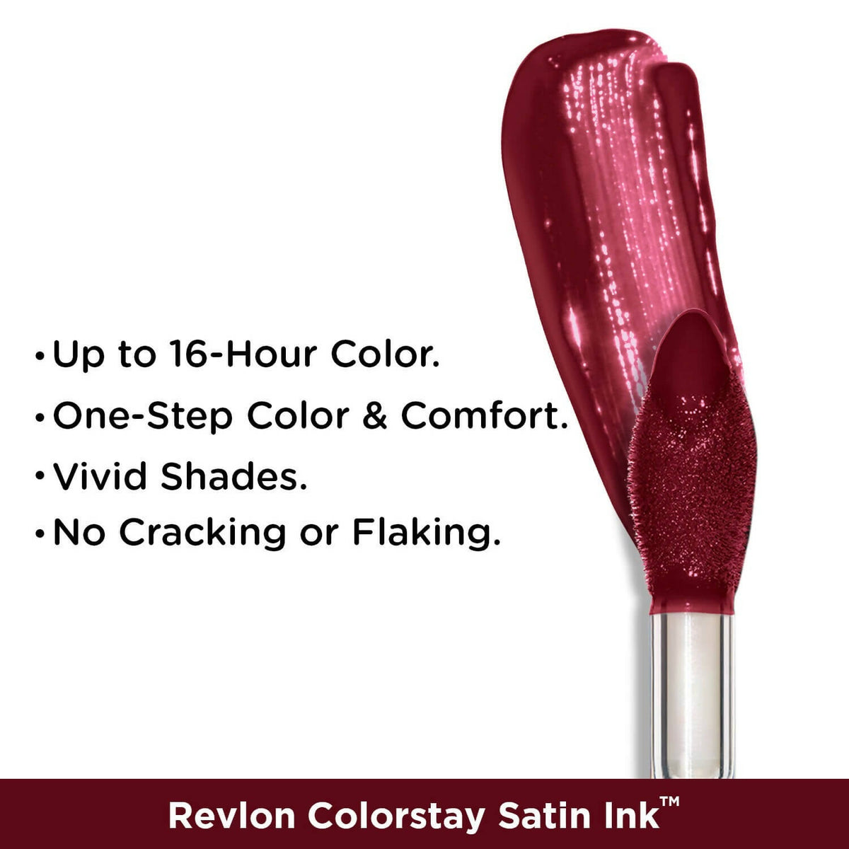 Revlon Colorstay Satin Ink Liquid Lip Color - Partner In Wine | Grocsy