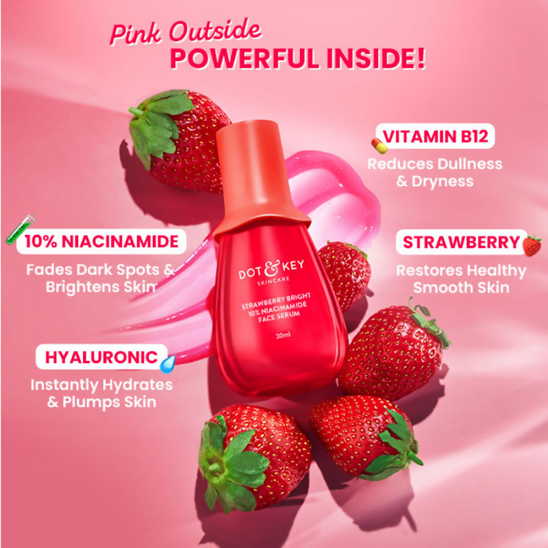 Dot & Key Strawberry Bright 10% Niacinamide Face Serum | Grocsy