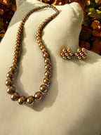 Inhanns Spectrum Everyday Pearl Sets - Single Strand - Light Chocolate | Grocsy