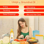 Shagun Cold Pressed Groundnut Oil | Grocsy
