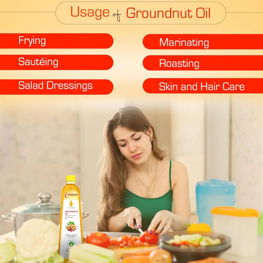 Shagun Cold Pressed Groundnut Oil | Grocsy