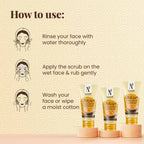 NutriGlow NATURAL'S Ubtan Face & Body Scrub with Besan, Moong Powder | Grocsy