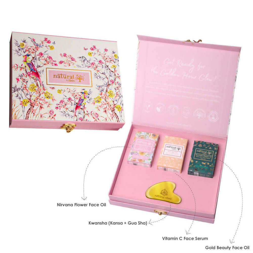 Natural Vibes Glow Getter Gift Set with Kwansha | Grocsy