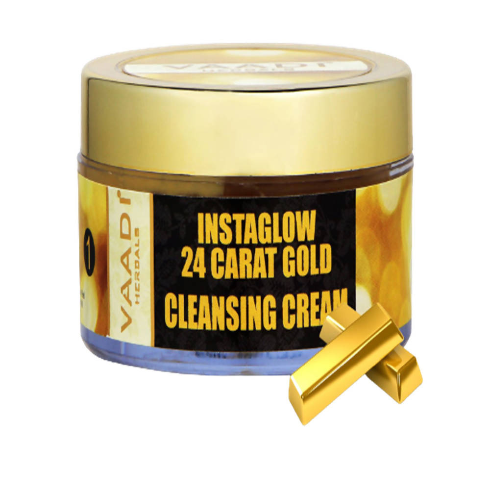 Vaadi Herbals Instaglow 24 Carat Gold Cleansing Cream | Grocsy