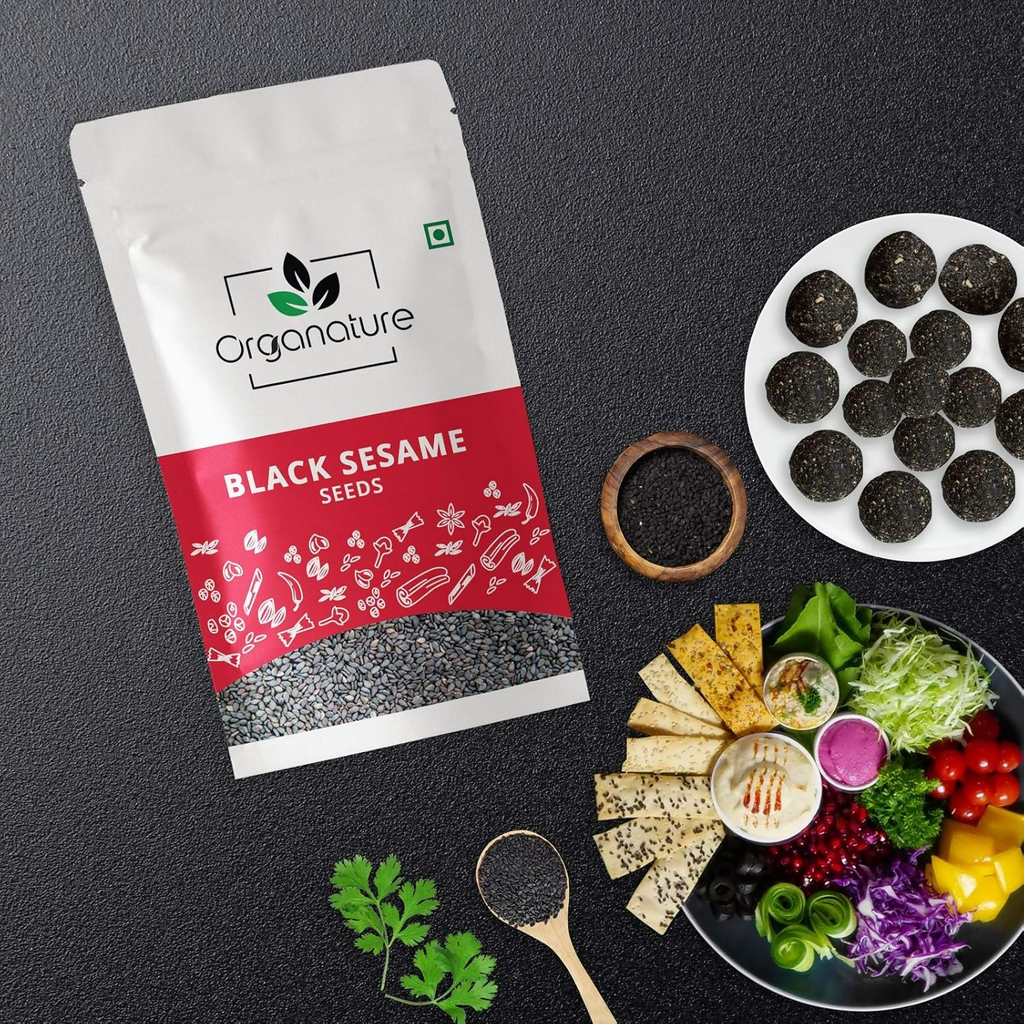 Organature Black Sesame Seeds | Grocsy