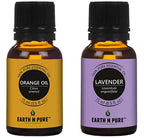 Earth N Pure Lavender & Orange Essential Oils | Grocsy