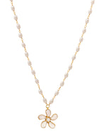 Ruby Raang Gold Flower Kundan Necklace | Grocsy