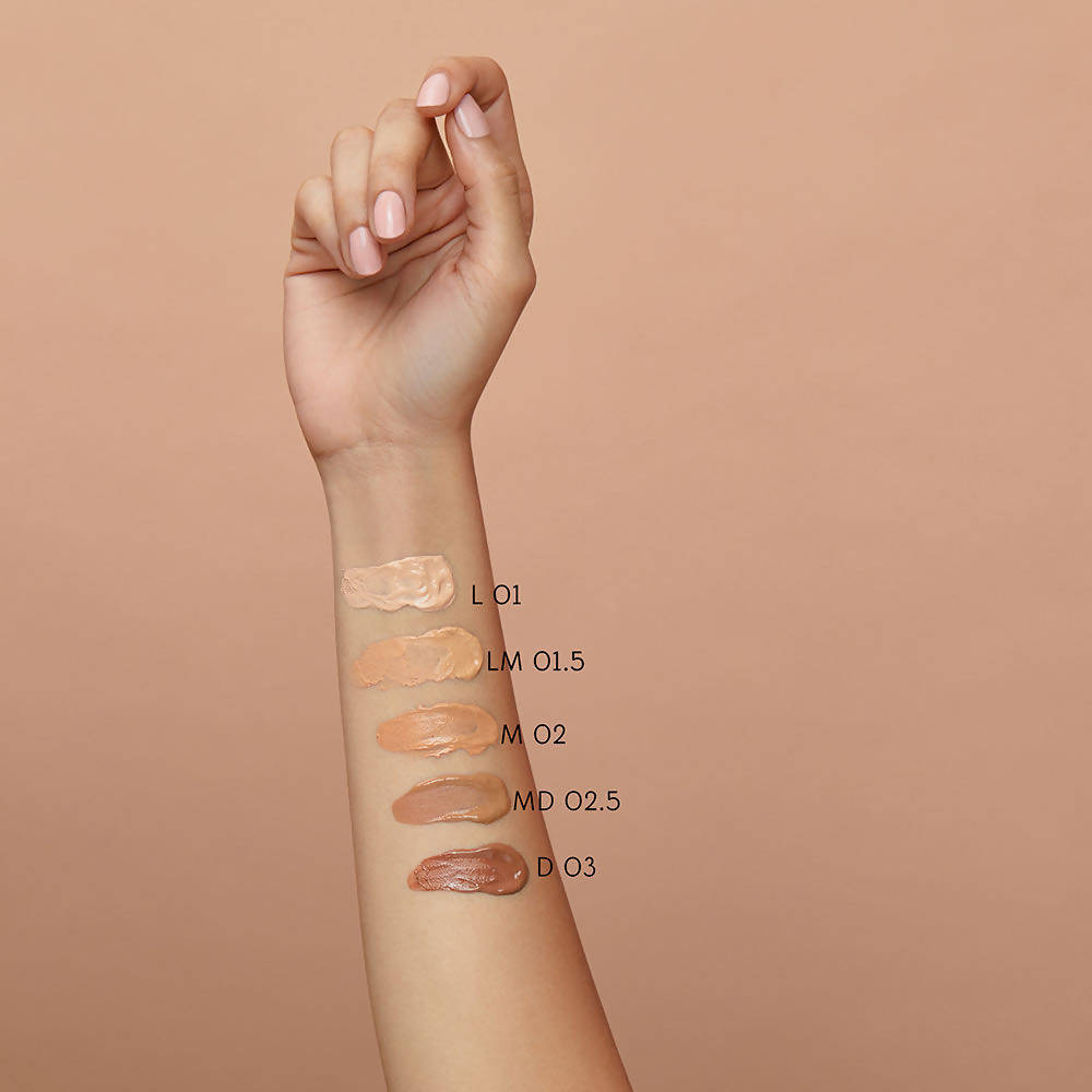 Ruby's Organics Skin Tint Mattifying Foundation-1.5 Light-Medium | Grocsy
