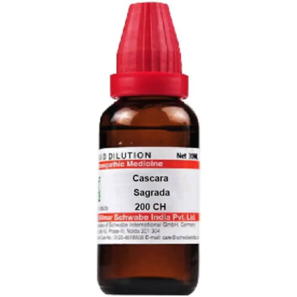 Dr. Willmar Schwabe India Cascara Sagrada Dilution | Grocsy