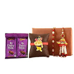 Family Rakhi Set With Dairy Milk Chocolates | Grocsy
