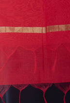 Mominos Fashion Red Banarsi Piping Dupatta | Grocsy