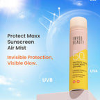 Swiss Beauty Protect Maxx Sunscreen Air Mist With SPF 50 PA+++ | Grocsy
