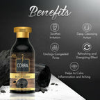 ST.JOHN Cobra Activated Charcoal Enriched Body Wash for Deep Cleansing, Detox & Refreshing Fragrance For All Skin Types | Grocsy