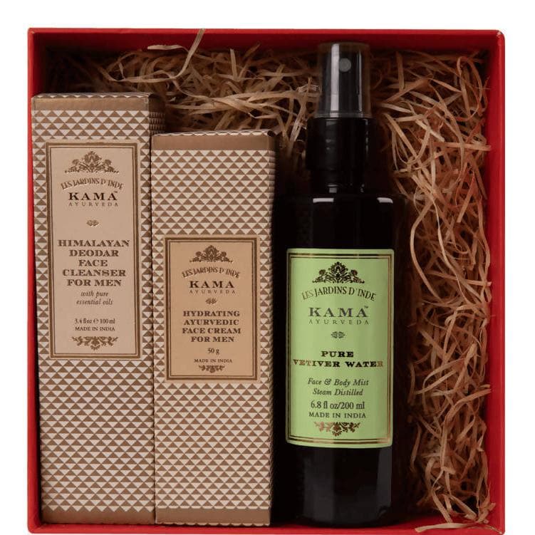 Kama Ayurveda Daily Face Care Regime For Men | Grocsy