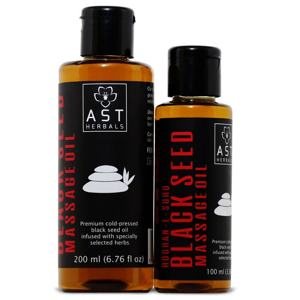 AST Herbals Black Seed Massage Oil (Kalonji Massage Oil) | Grocsy