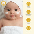 Mother Sparsh Simply Unscented Baby Face Cream with Oatmeal, for Sensitive Skin | Grocsy