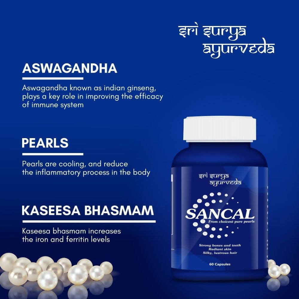 Sri Surya Ayurveda Sancal Capsules | Grocsy