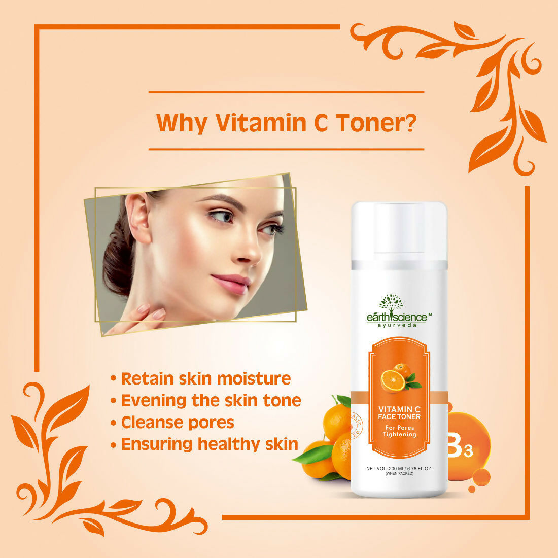 Earth Science Ayurveda Vitamin C Face Toner | Grocsy