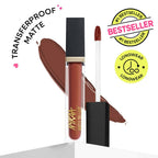 Nykaa Matte To Last ! Transferproof Liquid Lipstick - Chai -18 | Grocsy