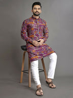 Anaita Multicolor Printed Cotton Straight Kurta | Grocsy
