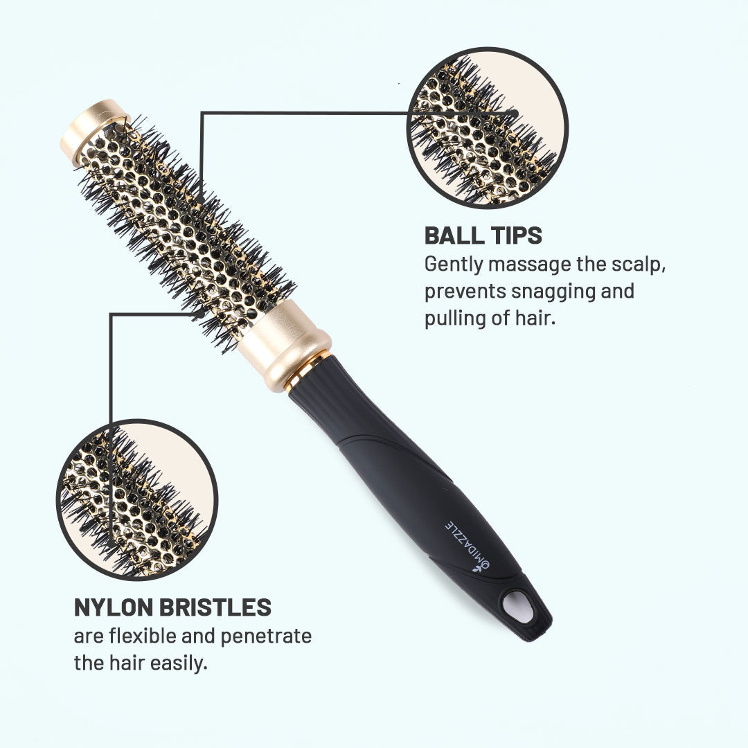 MiDazzle Curl Hair Brush (Deluxe) MIHB0012 | Grocsy