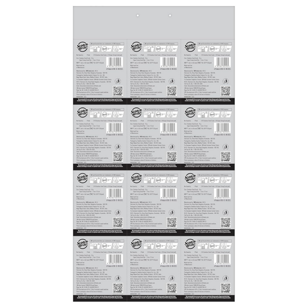 Scotch-Brite Steel Ball and Super Strong - Pack of 6 | Grocsy