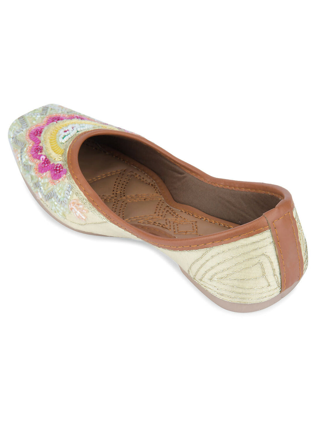 Desi Colour Women Indian Ethnic Footwear-Heavy Emb -6 | Grocsy