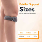 Orth-rem Patella Stabilizer (Pair) Knee Support Strap | Grocsy
