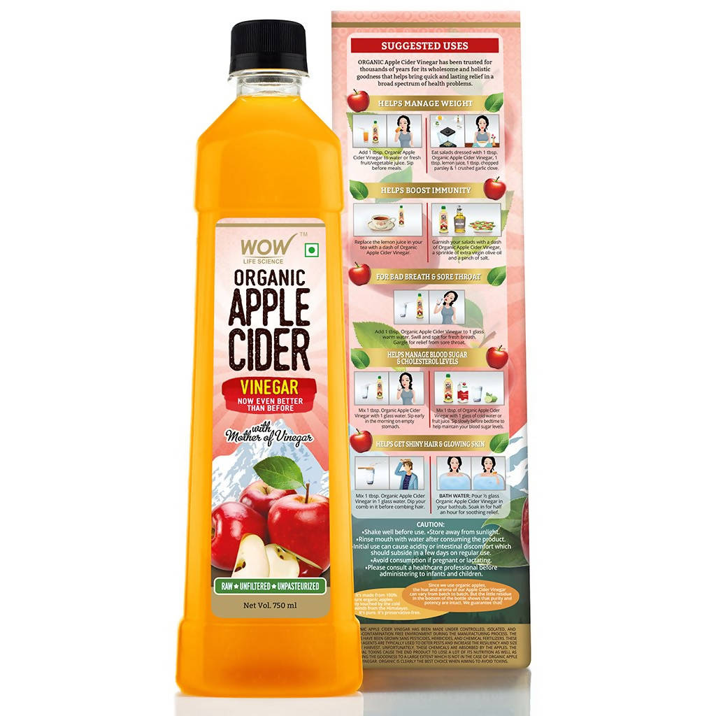 Wow Skin Science Organic Apple Cider Vinegar | Grocsy