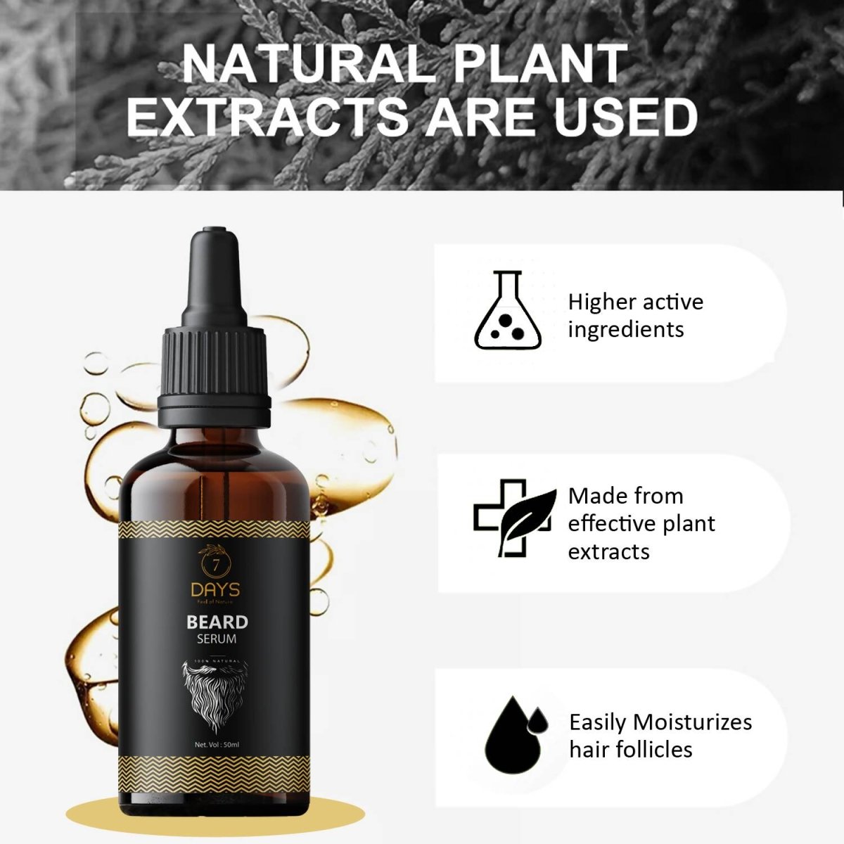 7 Days Beard Serum | Grocsy