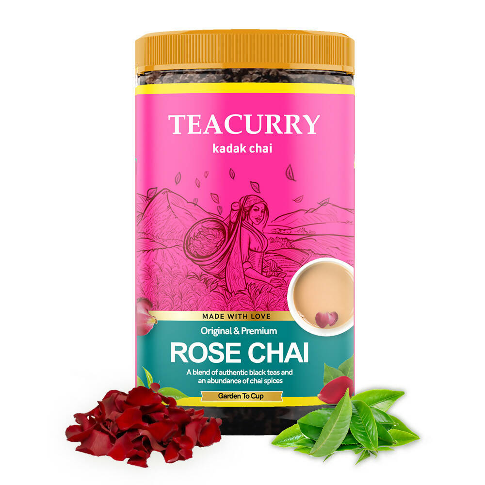 Teacurry Rose Chai Powder | Grocsy