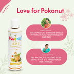 Pokonut 8 in 1 Herbal Hair Fall Control Oil | Grocsy