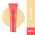 Biotique Natural Makeup Magicare All Day Foundation SPF 15 PA++ Seashell F601 | Grocsy