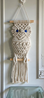 Sun Mun Decors Premium Macrame Owl | Grocsy