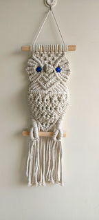 Sun Mun Decors Premium Macrame Owl | Grocsy