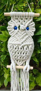 Sun Mun Decors Premium Macrame Owl | Grocsy