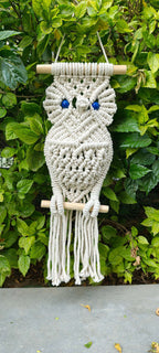 Sun Mun Decors Premium Macrame Owl | Grocsy