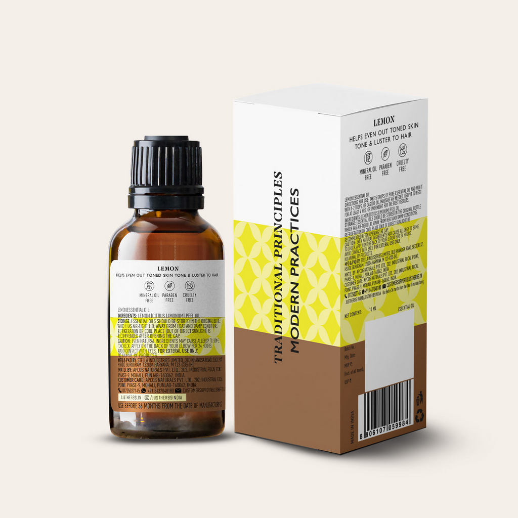 Just Herbs Lemon Essential Oil | Grocsy