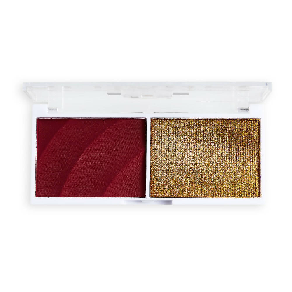 Revolution Relove Colour Play Blushed Duo - Wishful | Grocsy