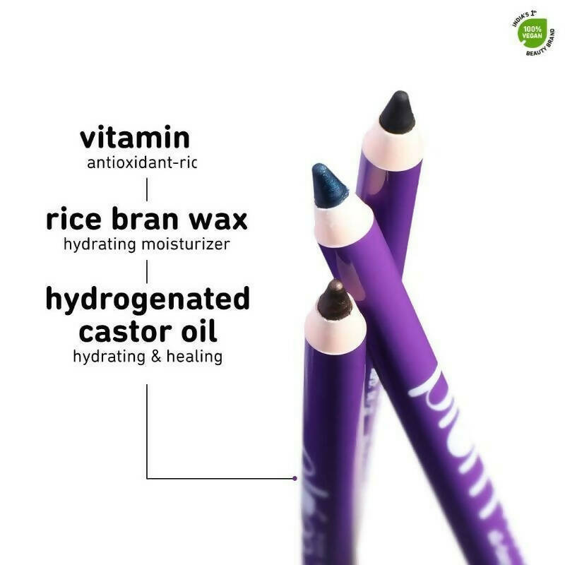 Plum NaturStudio All-Day-Wear Kohl Kajal - Black Brilliance | Grocsy